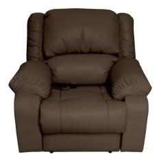 Poltrona do Papai Reclinável Elétrica com Massagem Magnum PU Sintético