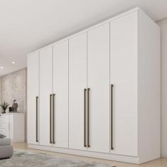 Guarda Roupa Casal 6 Portas 8 Gavetas 270cm Portugal Espresso Móveis