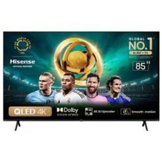 Smart TV Hisense UHD 4K QLED 85" Polegadas 85Q6N com Wi-Fi e Bluetooth Áudio