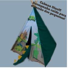 Cabana Barraca Dinossauro Infantil 120x160 Ciabrink P6000