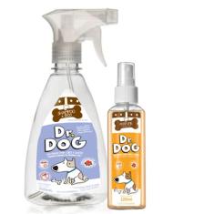 Kit Dr. Dog Banho a seco pet 500ml e perfume Cachorro & Gato120ml
