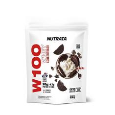 Whey Concentrado W100 Cookies Cream - Refil 900G - Nutrata
