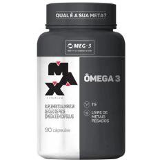 ÔMEGA 3 ÓLEO DE PEIXE 90 MEG3 90 Cápsulas Max Titanium 