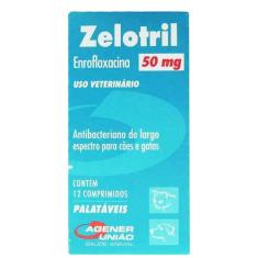 Antibacteriano Agener União Zelotril 12 Comprimidos - 50 Mg