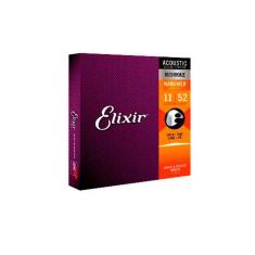 Corda .011 Custom Light Bronze 80/20 Para Violão Aço Nanoweb Elixir [F108]