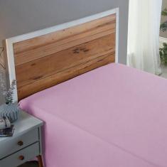 Lençol Sem Elástico Casal 200 Fios 100% Algodão Roupa de Cama Box Viro