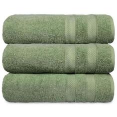 Kit 3 Toalha de Banho Fio Penteado Extra Macia - Comfort - Central Toa