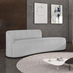 Sofá 4 Lugares Orgânico 220 cm Morgan Bouclê D03 - D'Rossi - D Rossi, 