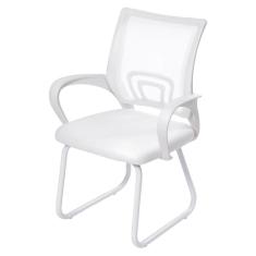 Cadeira para Escritório Interlocutor Fixa Tela Mesh Tok 3310 OR Design Branco