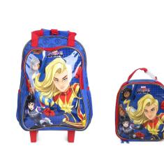 Mochilete Capitã Marvel Rising Secret Warriors 11466