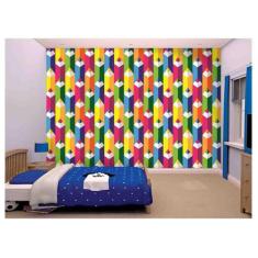 Papel De Parede Infantil Lápis De Cor Escola Azs157 - Você Decora