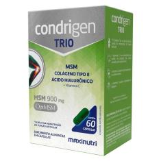 Condrigen Trio MSM Colágeno Tipo 2 HA e Vitamina C 60 Caps Sabor:Sem Sabor;Cor:-Unissex