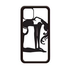 Capa Graceful Yoga Girl Stretching Keep Healthy para iPhone 12 Pro Max para Apple Mini Mobile Case