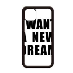 Capa I Want A New Dream para iPhone 12 Pro Max para Apple Mini Mobile Case Shell