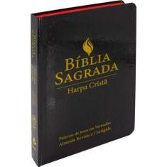 Bíblia Sagrada com Harpa Cristã - Letra Grande - Preta