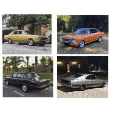 Kit 4 Quebra-Cabeças Cognitivos Carros Opalas De 60 Peças