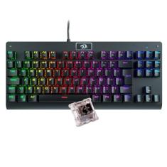 Teclado Mecânico Gamer Redragon Dark Avenger K568-2 Rgb Switch Brown Com Fio