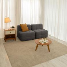 Sofá Guldi Popup com 2 Módulos Centrais Linho Grafite