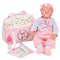 Boneca Reborn Menina Realista Sonho de Amor Enxoval Completo - Cegonha