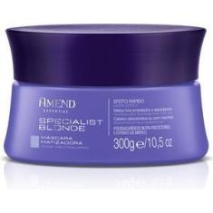 Máscara matizadora specialist blonde amend 300g