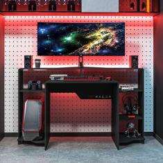 Mesa Gamer E Escrit ro Xt Racer Control  Preto/vermelho