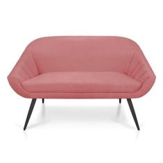 Namoradeira Suede Rose de Ferro - DROSSI