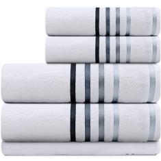 Jogo de toalhas Banhão Gigante 5 Peças Fio Penteado Lumina Karsten