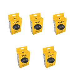 Mouse Usb Bright Preto Com 5 Unidades