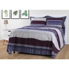 Jogo de Cama Duplo Microfibra Solteiro Logan Paco Milano