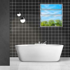 Vitro Basculante Linha Modular Brilhante 80x80 - Esquadrias Bergamo