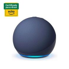 Echo Dot (5ª geração) Smart Speaker com Alexa Amazon Azul