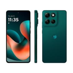 Smartphone Motorola Moto G86 5G 512GB - Verde Escuro, 24GB (12GB RAM+1