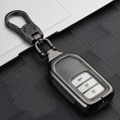TPHJRM Porta-chaves do carro Capa Smart Zinc Alloy, apto para Honda CR-V ACCORD ODYSSEY CIVIC, Porta-chaves do carro ABS Smart Car Key Fob