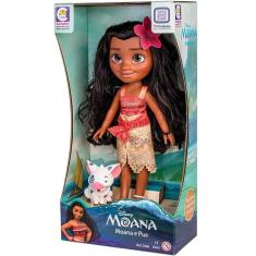 Boneca Moana e Porquinho Pua Cotiplas
