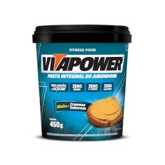 VitaPower Pasta De Amendoim Integral - 450G Natural -