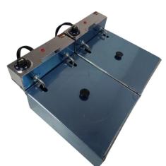 Fritadeira Elétrica 10 Litros Completa - GOMES INOX, 110V