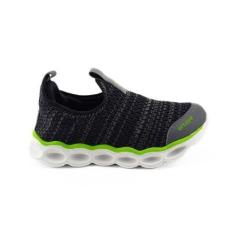 Tenis Escolar Infantil Sem Cadarço Ortopé Slip On Calce Fácil Masculino-Masculino