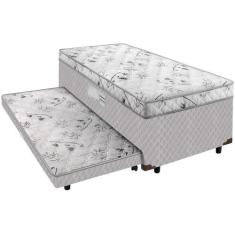 Cama Box Solteiro SMP Conjugada com Cama Auxiliar - Ortopédica 88x188c
