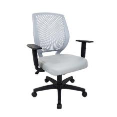 Cadeira para Escritório e Home Office Linha Ricci Cinza - Design Offic