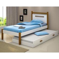 Cama Solteiro Helo com Auxiliar - CasaH