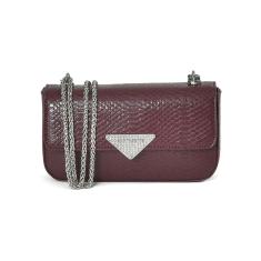 Bolsa Tiracolo Crossbody Snake Via Marte Alça Corrente Ajustável B1-163