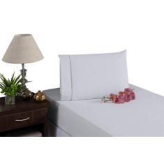 Lençol Viúvo 400 Fios 2 Peças 100% algodao - Rafaloro, Branco