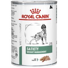 Ração Royal Canin Lata Canine Veterinary Diet Satiety Support Wet para Cães Adultos Obesos - 410 g