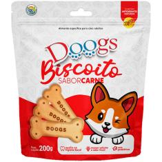 Biscoito Doogs para Cães Sabor Carne - 200g