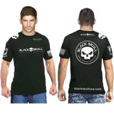 Camiseta Black Skull Dry Fit