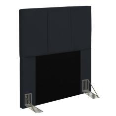 Cabeceira Cama Box Solteiro 90Cm Pérola W01 Corano Preto