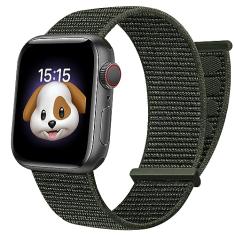 BlackPro Pulseira infantil para Apple Watch, pulseira de nylon macio respirável para meninos e meninas, compatível com Apple Watch séries 9/8/7/6/5/4/3/2/1/SE2 de 38 mm, 40 mm, 41 mm e 42 mm, 44 mm e