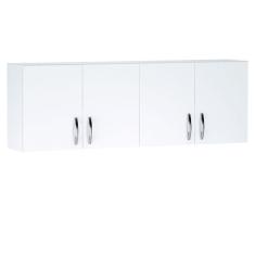 Armário de Cozinha Aereo 4 Portas 160cm Cor Branco - AJL Móveis