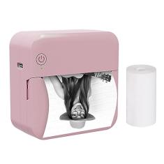 Hosioe Mini Impressora Térmica de Bolso Multifuncional Portátil Adesivo Maker 300DPI Instant Photo Printing Support BT Connection for Smartphone with 1 Paper Roll 57mm Compatível com iOS Android Syste