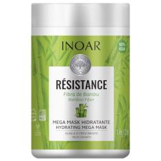 Inoar Résistance Fibra de Bambu Máscara Capilar 1000 ml, Inoar